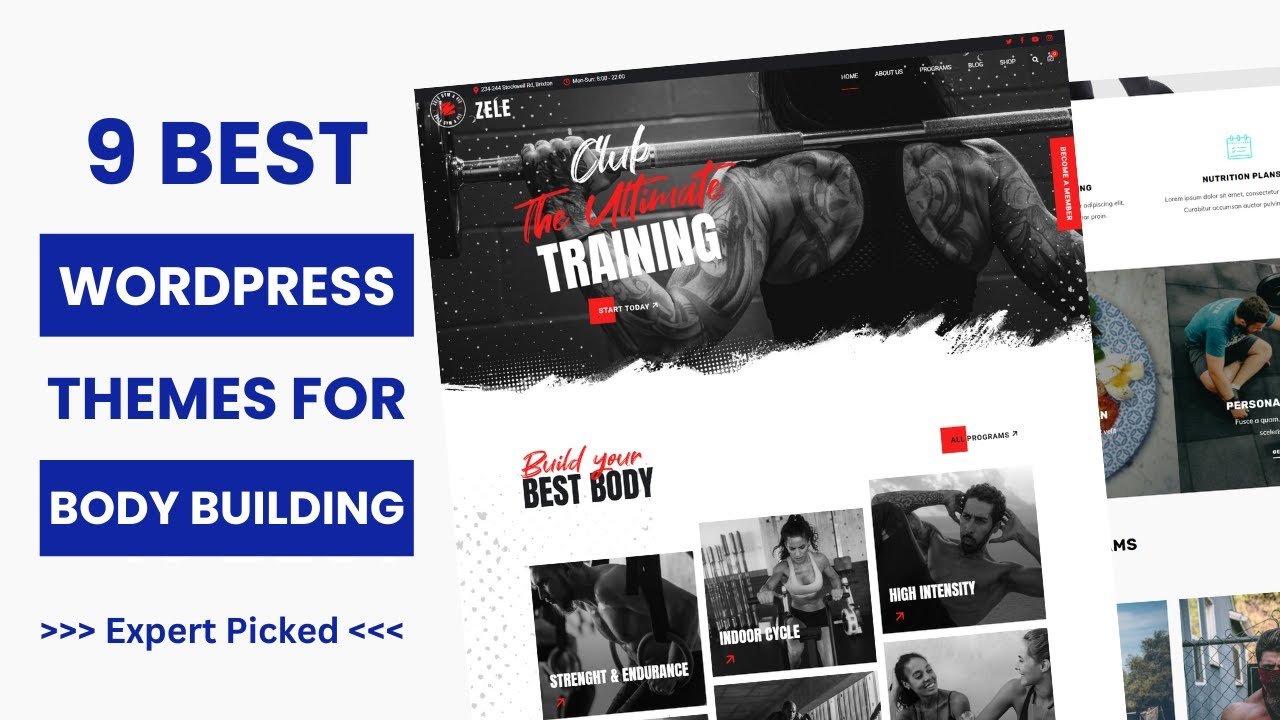 9 Best Bodybuilding WordPress Themes 2025 | Fitness WordPress Theme