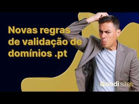 Novas regras de validação de domínios .ptA PREENCHER TÍTULO