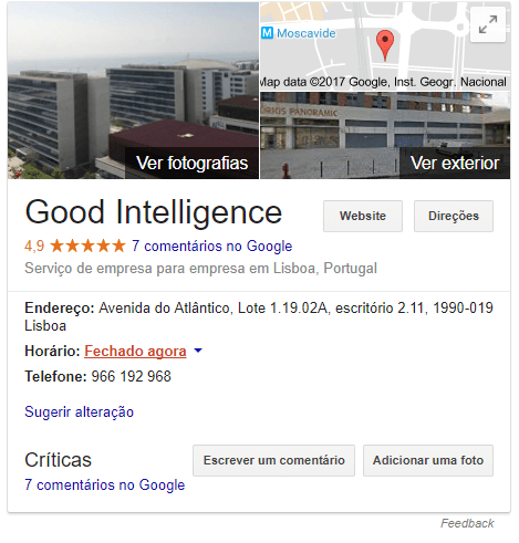 local seo da good intelligence