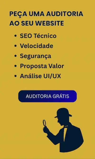 PEÇA AUDITORIA AO WEBSITE