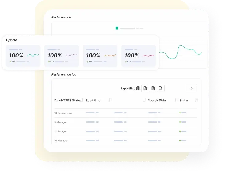 manutenção vigilancia uptime website