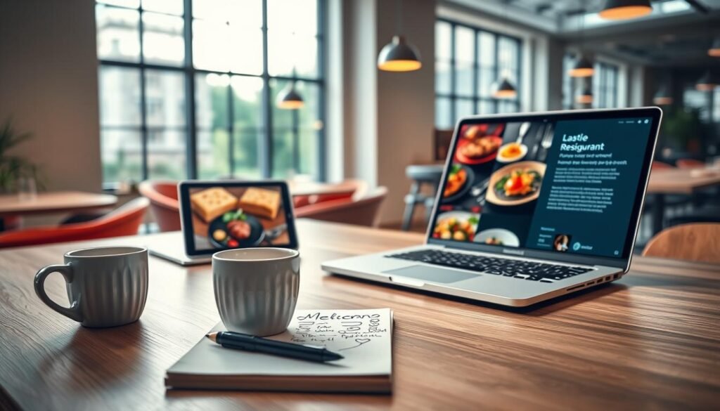 Criação de sites para restaurantes