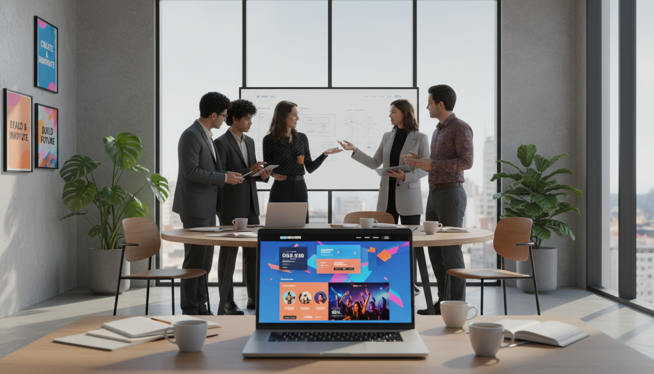 Criação de sites para Empresas de Eventos