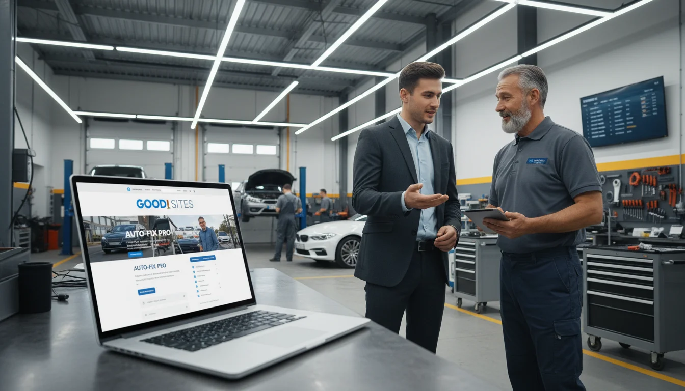 Criação de sites para Oficinas Automóveis