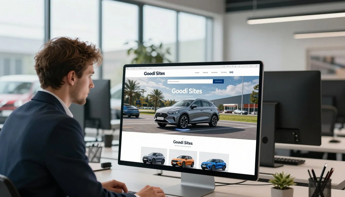 Criação de sites para Stands Automóveis