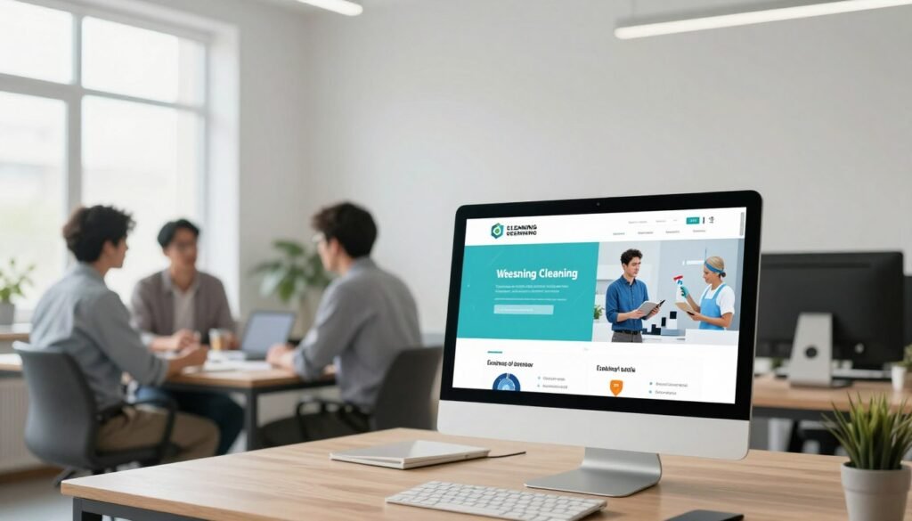 design responsivo para empresas de limpeza