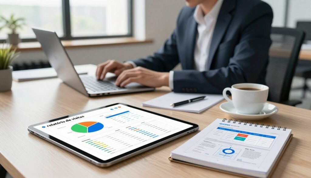 relatório de visitas